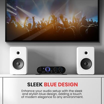 Portable Bluetooth Audio Amplifier with RCA and AUX