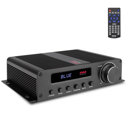 Wireless Bluetooth Home Audio Amplifier - 100W 5.1 Channel, HDMI, Compact