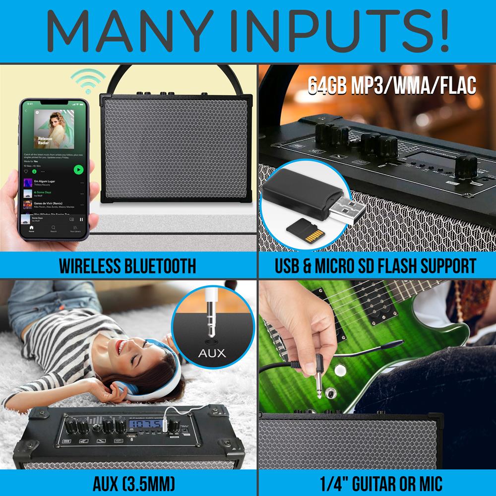 product image number 7 for Pyle 5.25‚Äù Portable Wireless Bt Streaming Spe