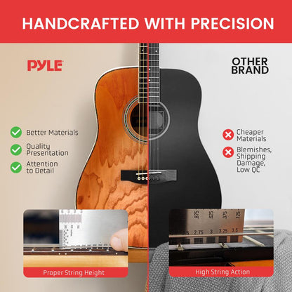 Acoustic Guitar Kit 41" Cutaway Ashtree Top Cherry Burst Matte