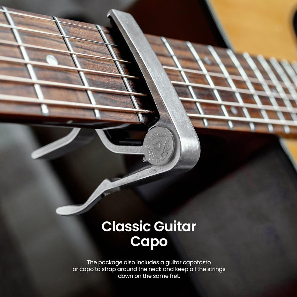 Acoustic Guitar Slide And Guitar Capo – Pyle USA