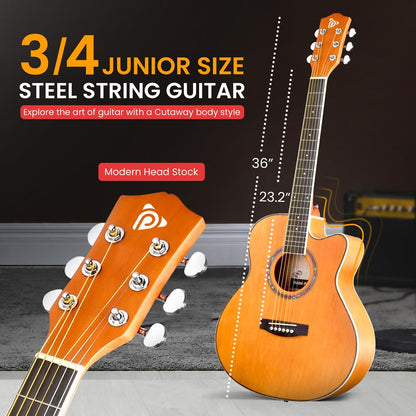 Steel String 3/4 Scale Acoustic Guitar K