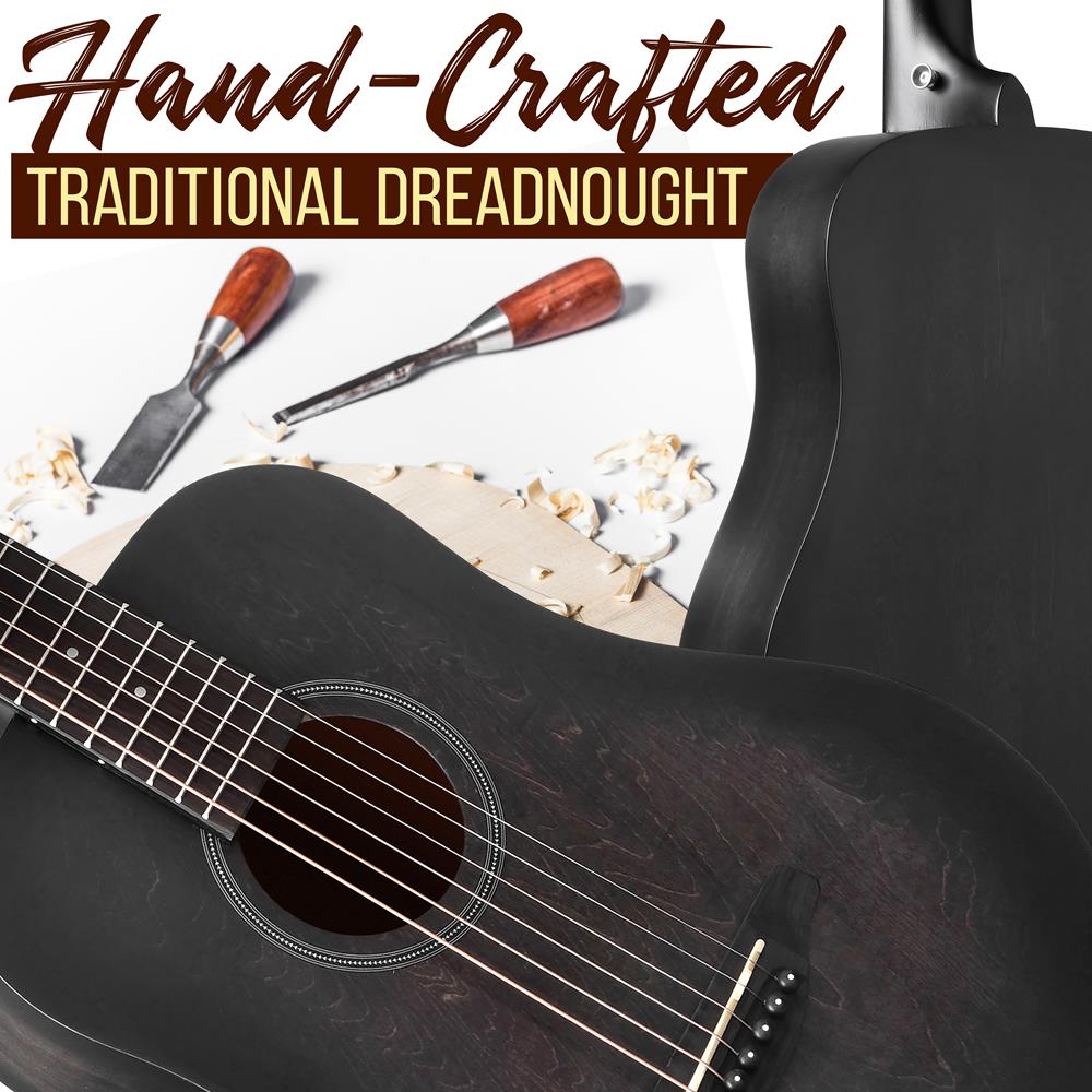 product image number 3 for Pyle Steel String 1/2 Scale Acoustic Guitar K