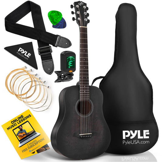 product image number 1 for Pyle Steel String 1/2 Scale Acoustic Guitar K