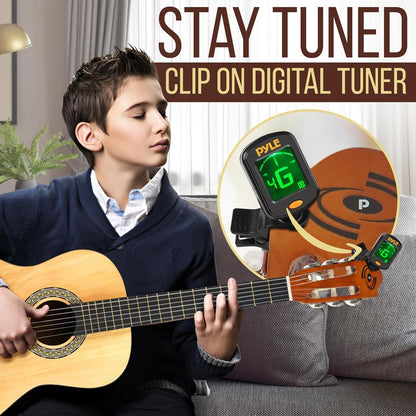 Beginner Acoustic Guitar Kit, 1/2 Size, All Wood, Natural Ash, 34"