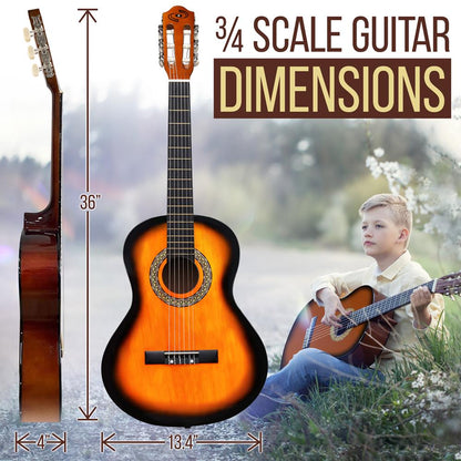 Classic Style 3/4 Scale Guitar