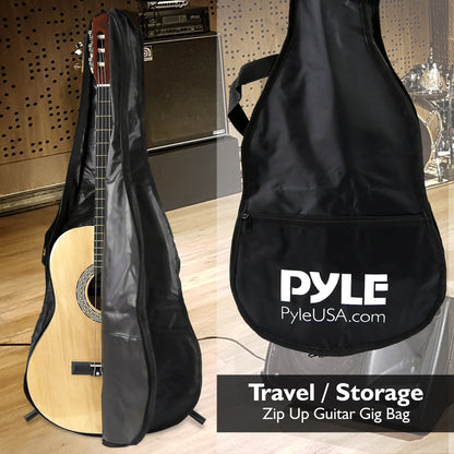 Acoustic Guitar Kit, Beginner 3/4 Size, All Wood, 36" Natural Ash