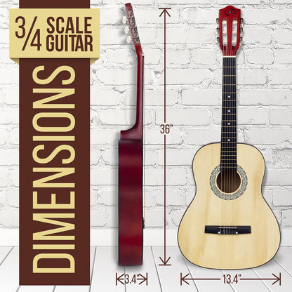 product image number 5 for Pyle Classic Style 3/4 Scale Guitar