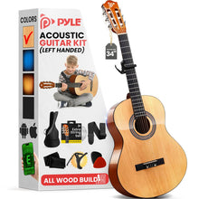 34" Classical Guitar Starter Kit, Warm Sound, Nylon Strings, Natural Gloss