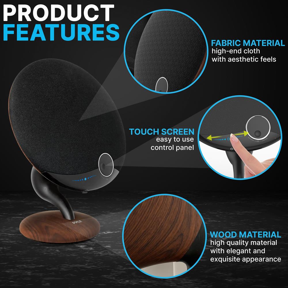 product image number 6 for Pyle Wireless Bt Streaming Gramophone Speaker
