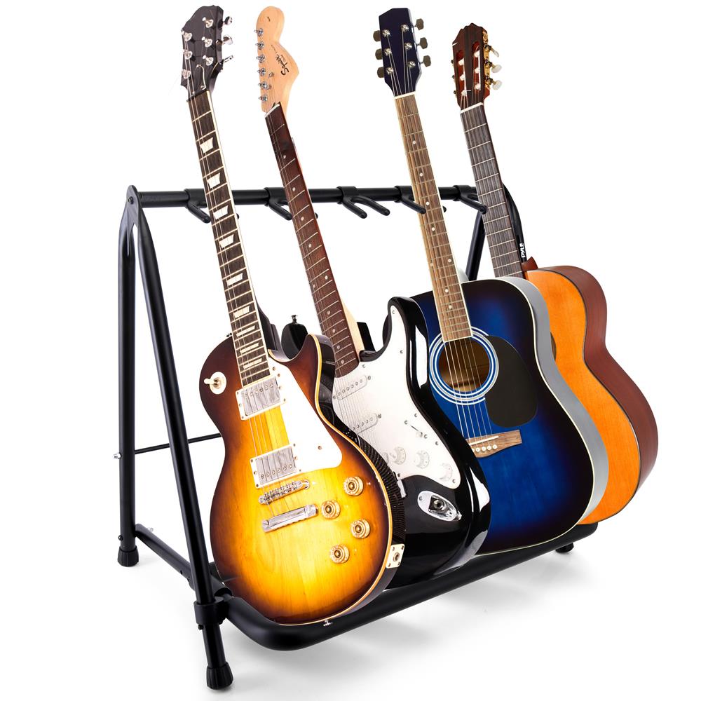 product image number 1 for Pyle Foldable Multi-Guitar Stand