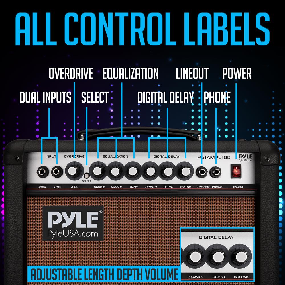 product image number 3 for Pyle Electronic Guitar Amplifier