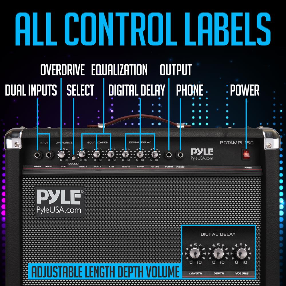 product image number 3 for Pyle Electronic Guitar Amplifier