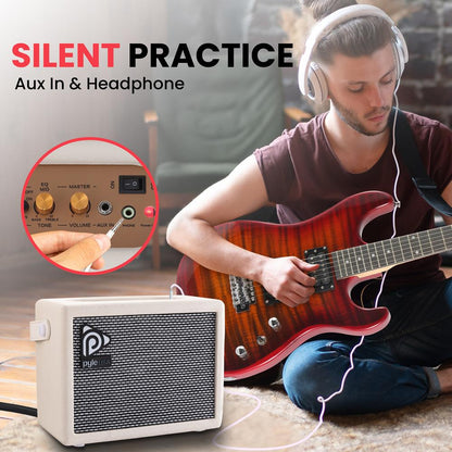 Portable Guitar Amplifier 10W Enhanced Sound Leather Coated