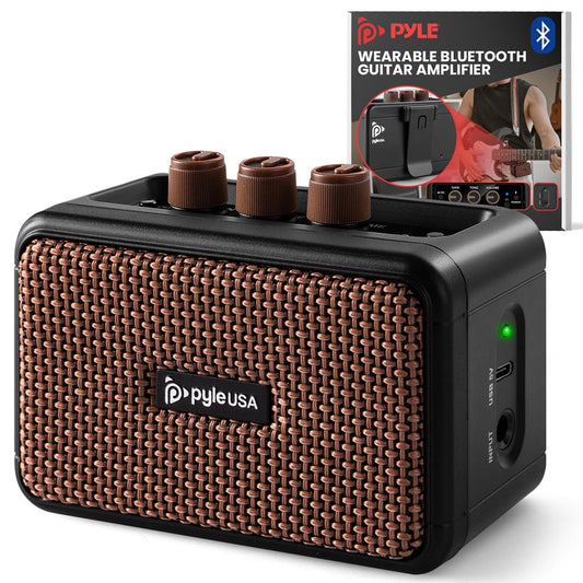 5W Portable Mini Guitar Amp, Bluetooth, Full Range Speakers, Battery Powered