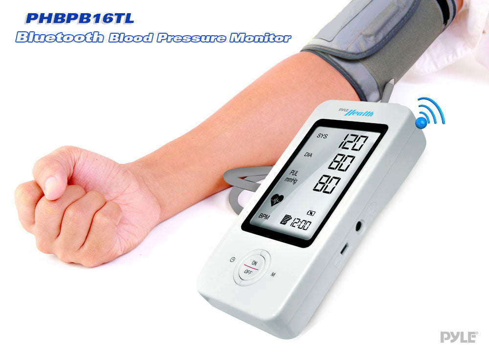 product image number 2 for Pyle Bluetooth Blood Pressure Monitor