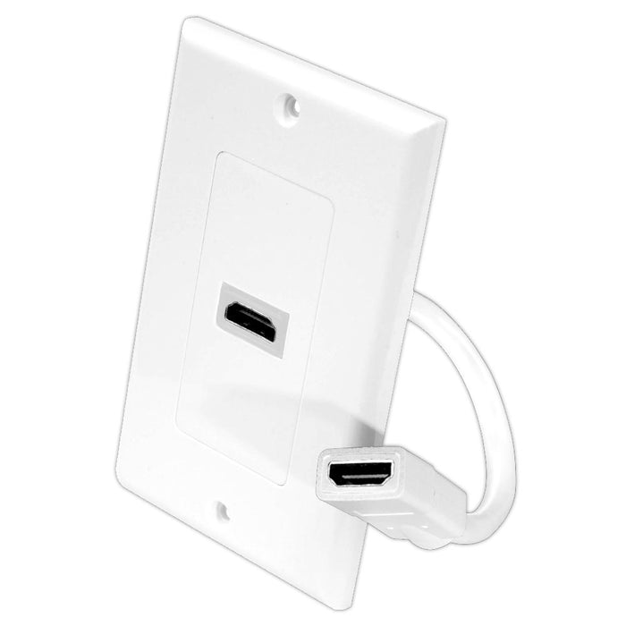 Hdmi White Wall Plate Pyle USA