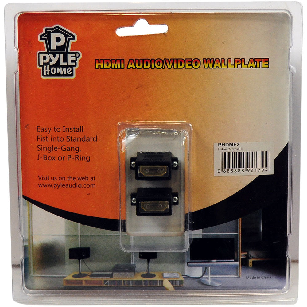 product image number 2 for Pyle Dual Hdmi Wall Plate
