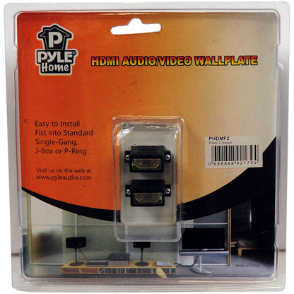product image number 2 for Pyle Dual Hdmi Wall Plate