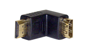 Hdmi Male To Female Coupler - 90 Degree