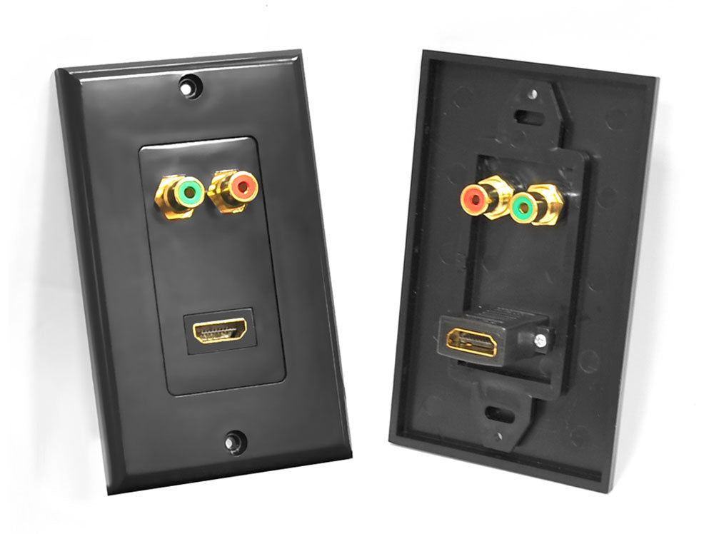 product image number 2 for Pyle Hdmi/Stereo Rca Audio Combo Wall Plate