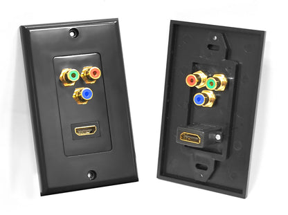 product image number 2 for Pyle Hdmi/Rgb/Rca Component Combo Wall Plate
