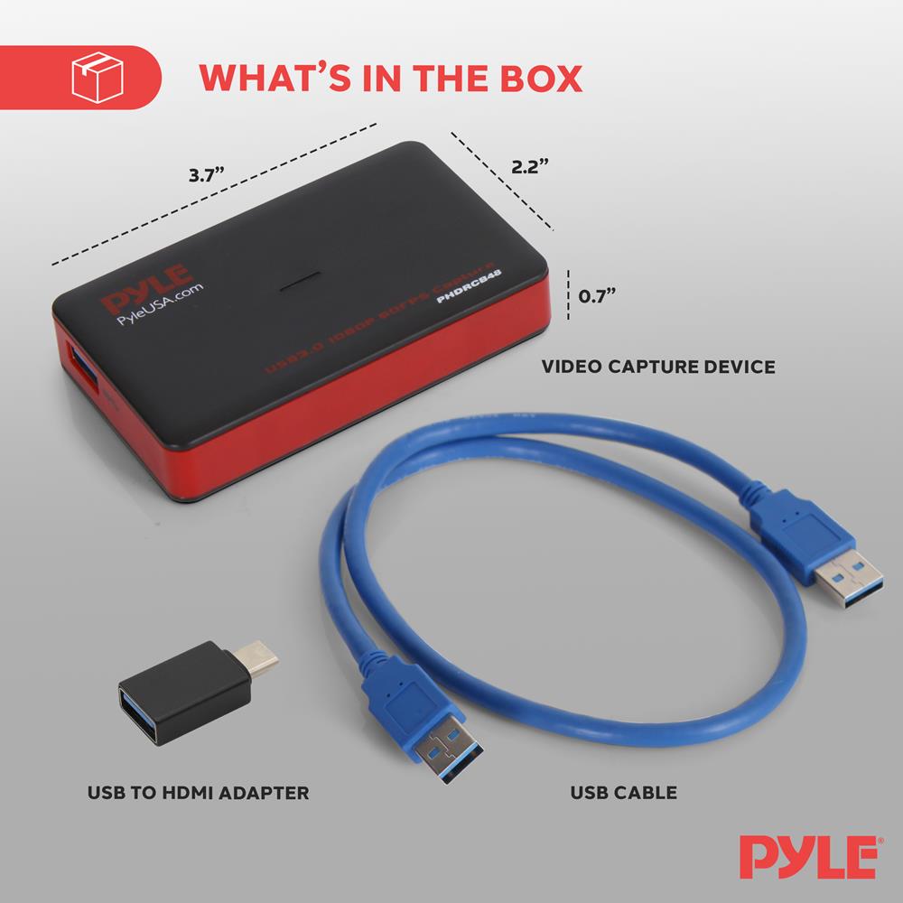 product image number 6 for Pyle Live Stream Video Capture Device