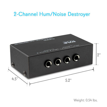product image number 2 for Pyle 2-Ch. Hum/Noise Destroyer