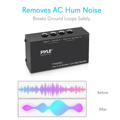 product image number 3 for Pyle 2-Ch. Hum/Noise Destroyer