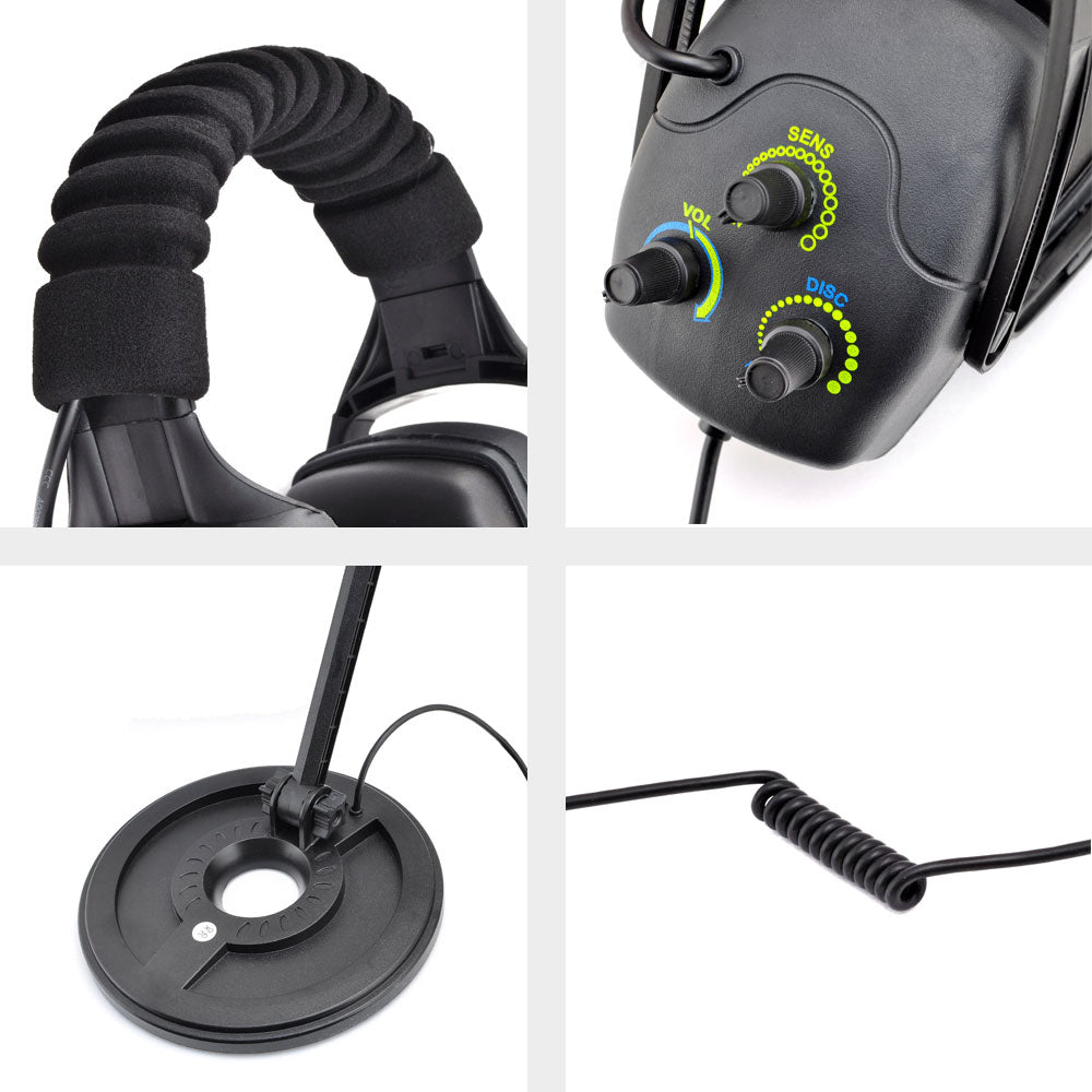 Weatherproof Metal Detector, Finds Treasures, Submersible Coil
