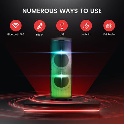 product image number 3 for Pyle Dual 12‚Äù Portable Pa Party Speaker