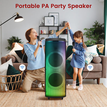 product image number 6 for Pyle Dual 12‚Äù Portable Pa Party Speaker