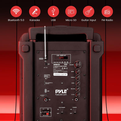 product image number 2 for Pyle 12‚Äù Portable Pa Speaker