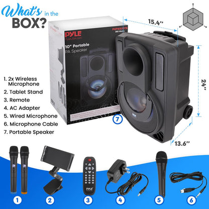 product image number 8 for Pyle 12‚Äù Portable Pa Speaker