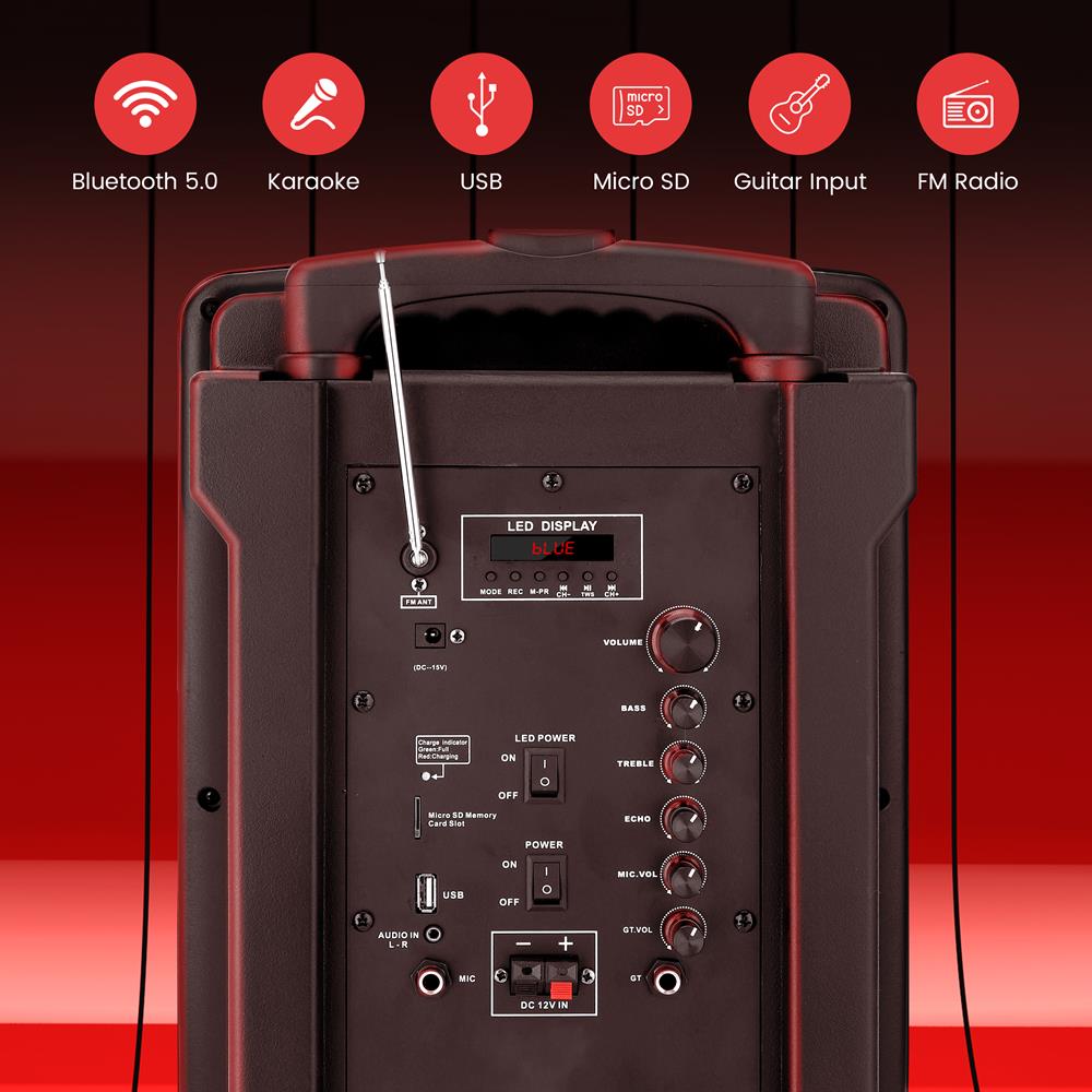 product image number 2 for Pyle 8‚Äù Portable Pa Speaker