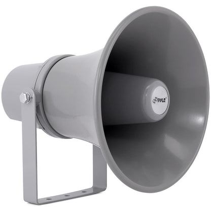 Indoor/Outdoor PA Horn Speaker 20W Loud Sound Aluminum Grey