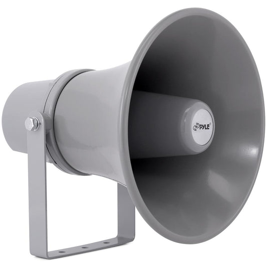 Indoor/Outdoor PA Horn Speaker 20W Loud Sound Aluminum Grey