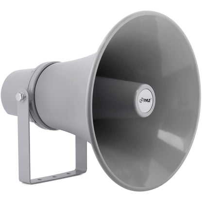 Indoor/Outdoor PA Horn Speaker 30W Loud Sound Aluminum Grey