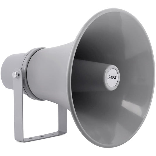 Indoor/Outdoor PA Horn Speaker 30W Loud Sound Aluminum Grey