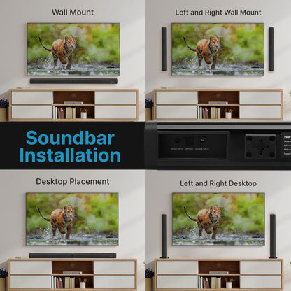 Detachable Stereo Soundbar