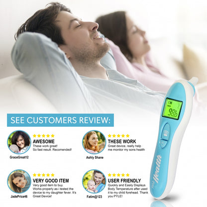 product image number 8 for Pyle Bluetooth Infrared Ear Thermometer