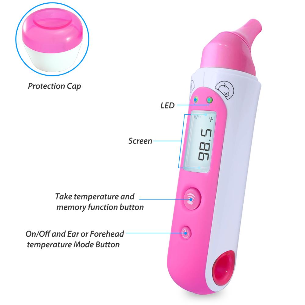 product image number 3 for Pyle Bluetooth Ear & Body Thermometer