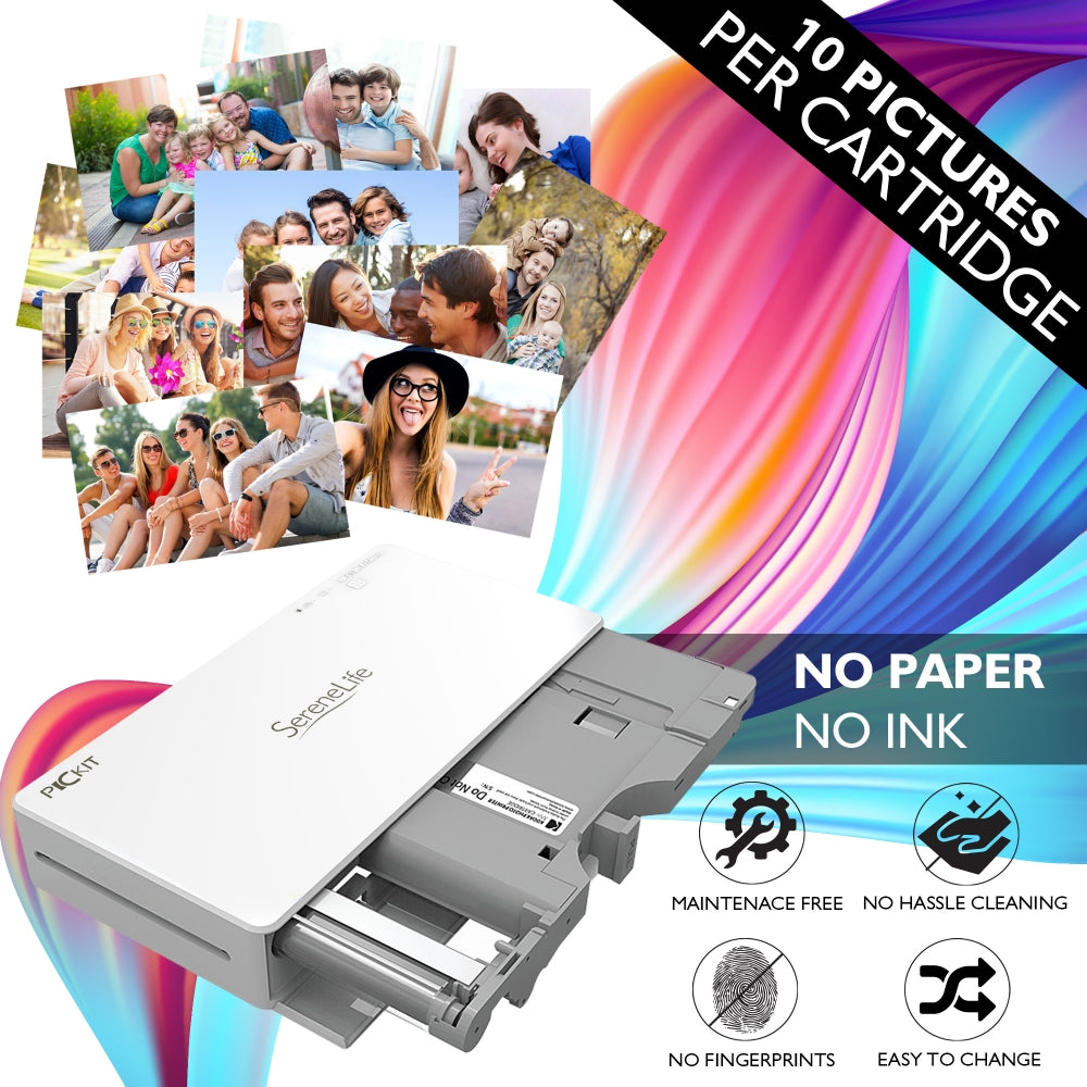 product image number 3 for SereneLife Smartphone Instant Photo Printer
