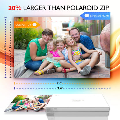 product image number 4 for SereneLife Smartphone Instant Photo Printer