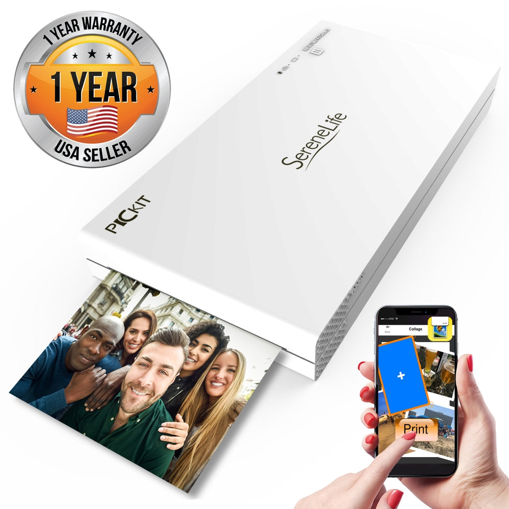 product image number 1 for SereneLife Smartphone Instant Photo Printer