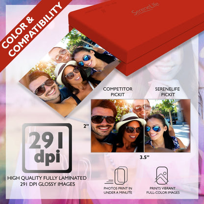 product image number 5 for SereneLife Smartphone Instant Photo Printer