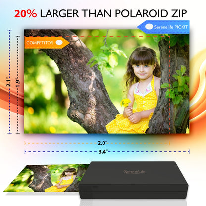 Portable Instant Photo Printer - Wireless Digital Picture Printing For Smartphone Camera
