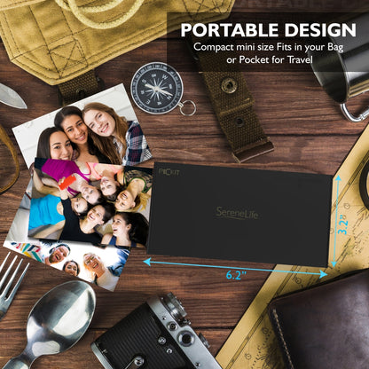 Portable Instant Photo Printer - Wireless Digital Picture Printing For Smartphone Camera