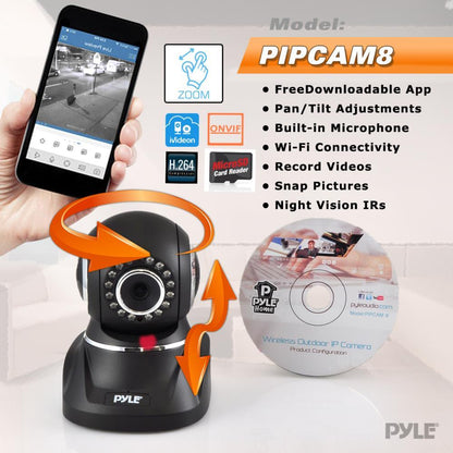 product image number 9 for Pyle Ip Camera Surveillance Security Cam