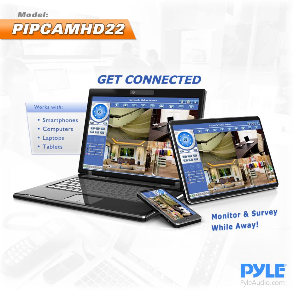 product image number 5 for Pyle Hd 720P Ip Cam / Wifi Camera